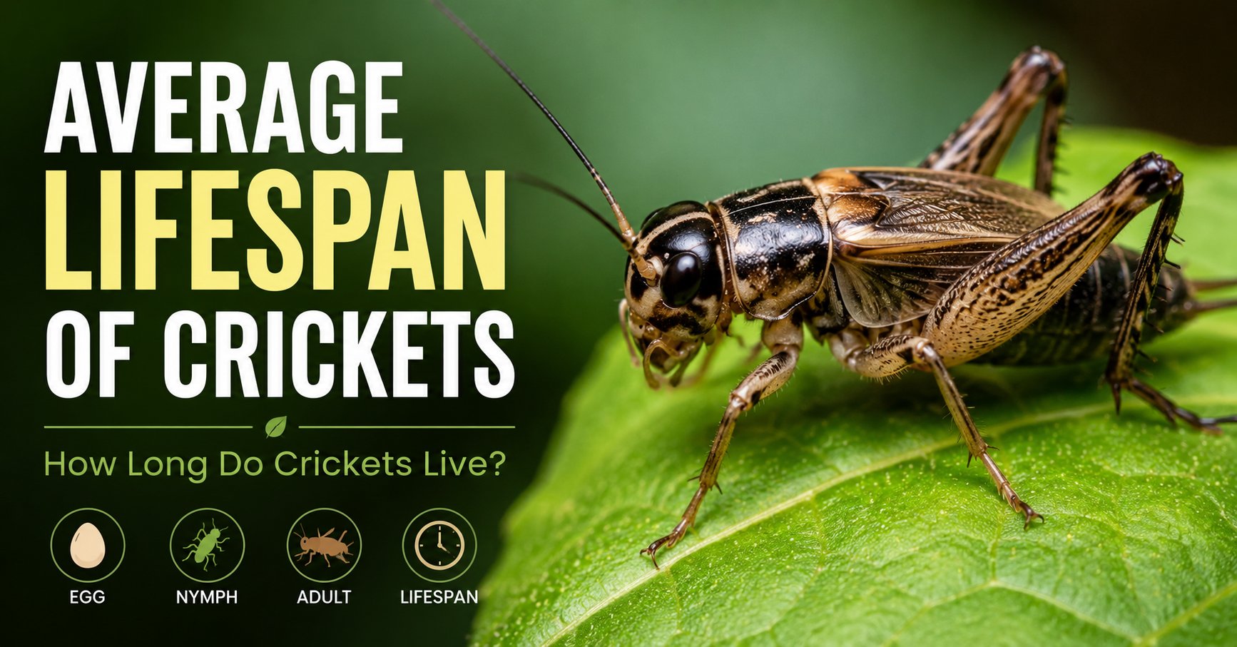 Average Lifespan of Crickets