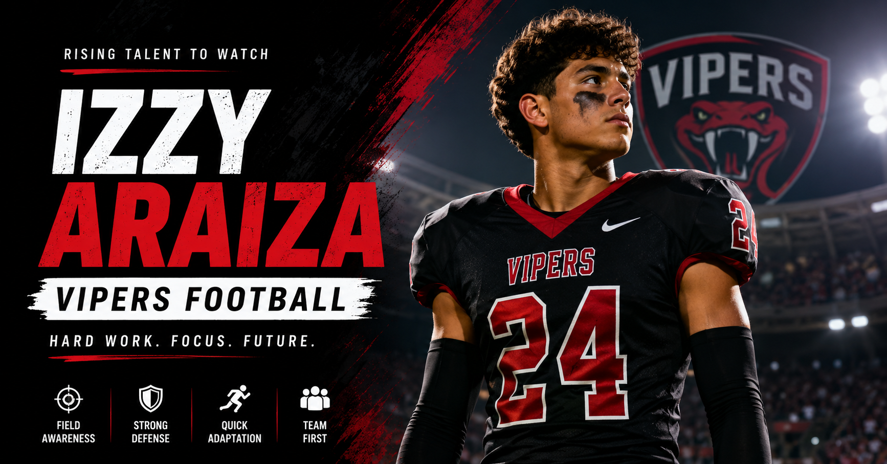Izzy Araiza Vipers Football