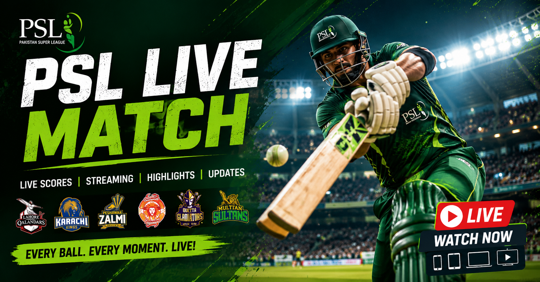 PSL Live Match