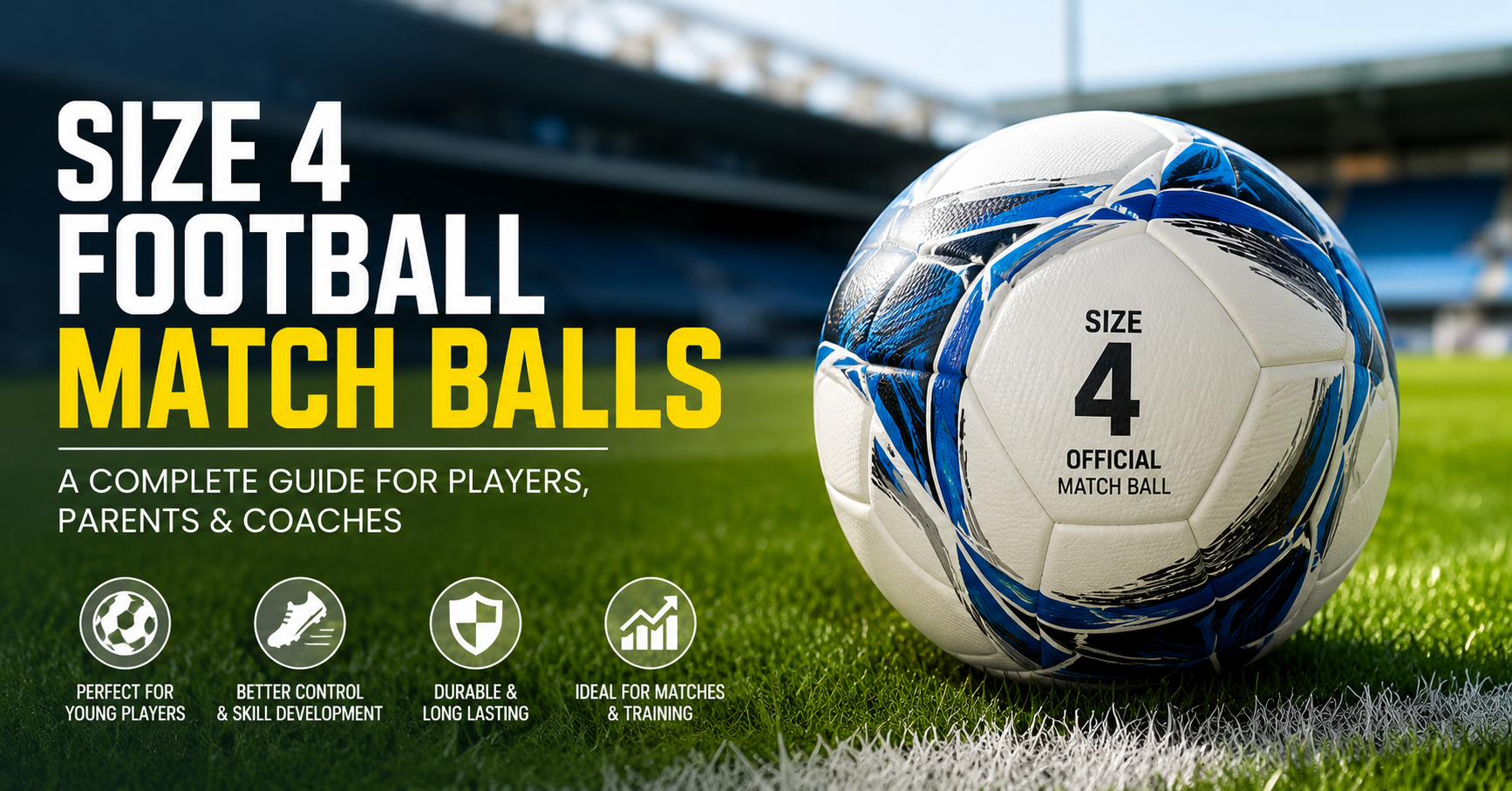 Size 4 Football Match Balls