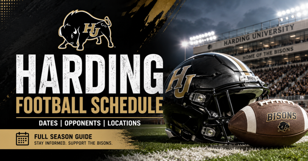 Harding Football Schedule
